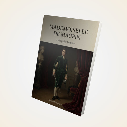 Livre Mademoiselle de Maupin - Théophile Gautier - Couverture 3D