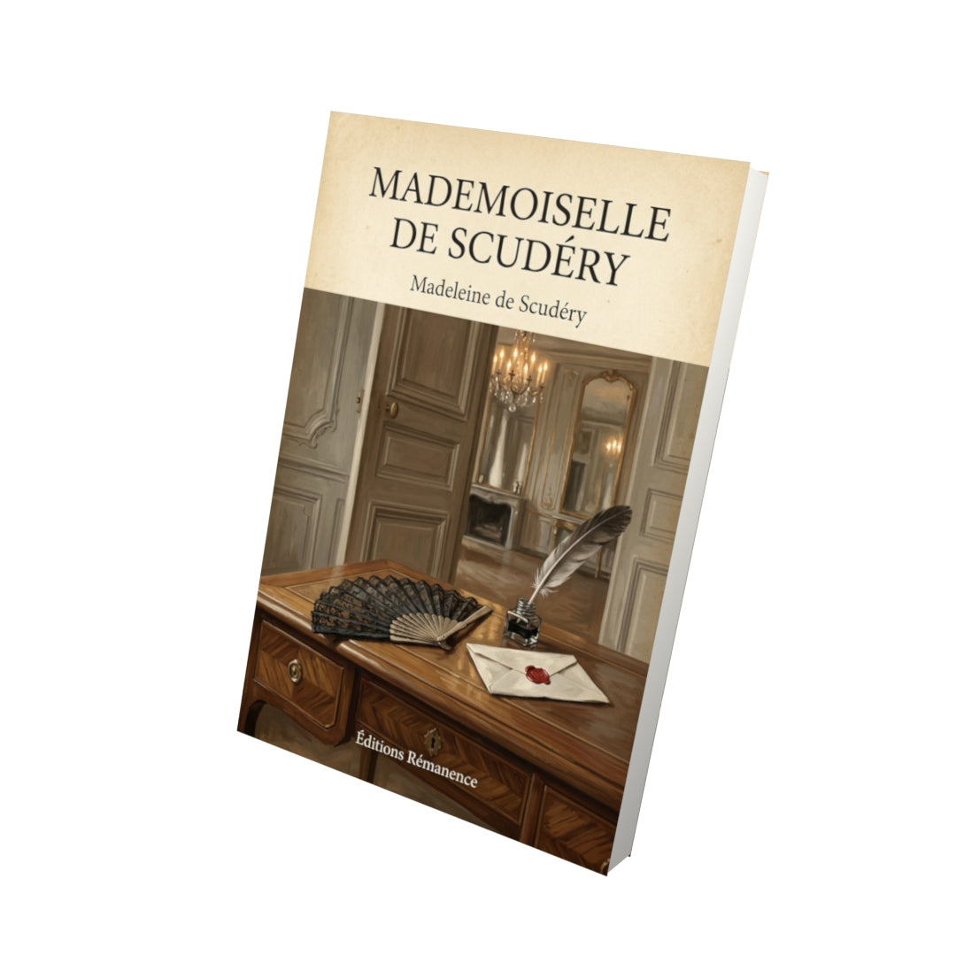 Livre Mademoiselle de Scudéry - Madeleine de Scudéry - Vue 3D - Editions Remanence