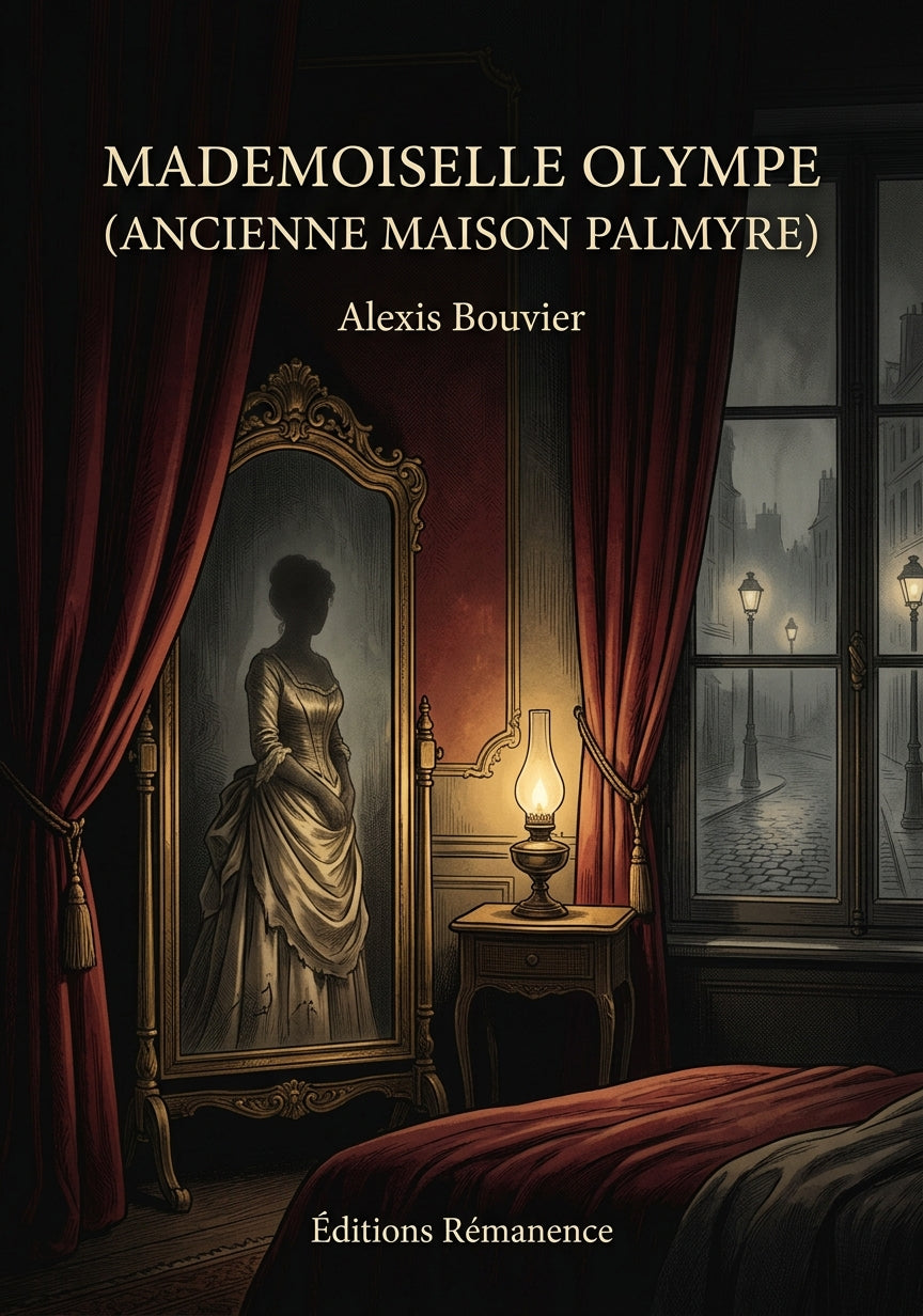 Livre Mademoiselle Olympe (Ancienne Maison Palmyre) par Alexis Bouvier - Couverture - Editions Remanence