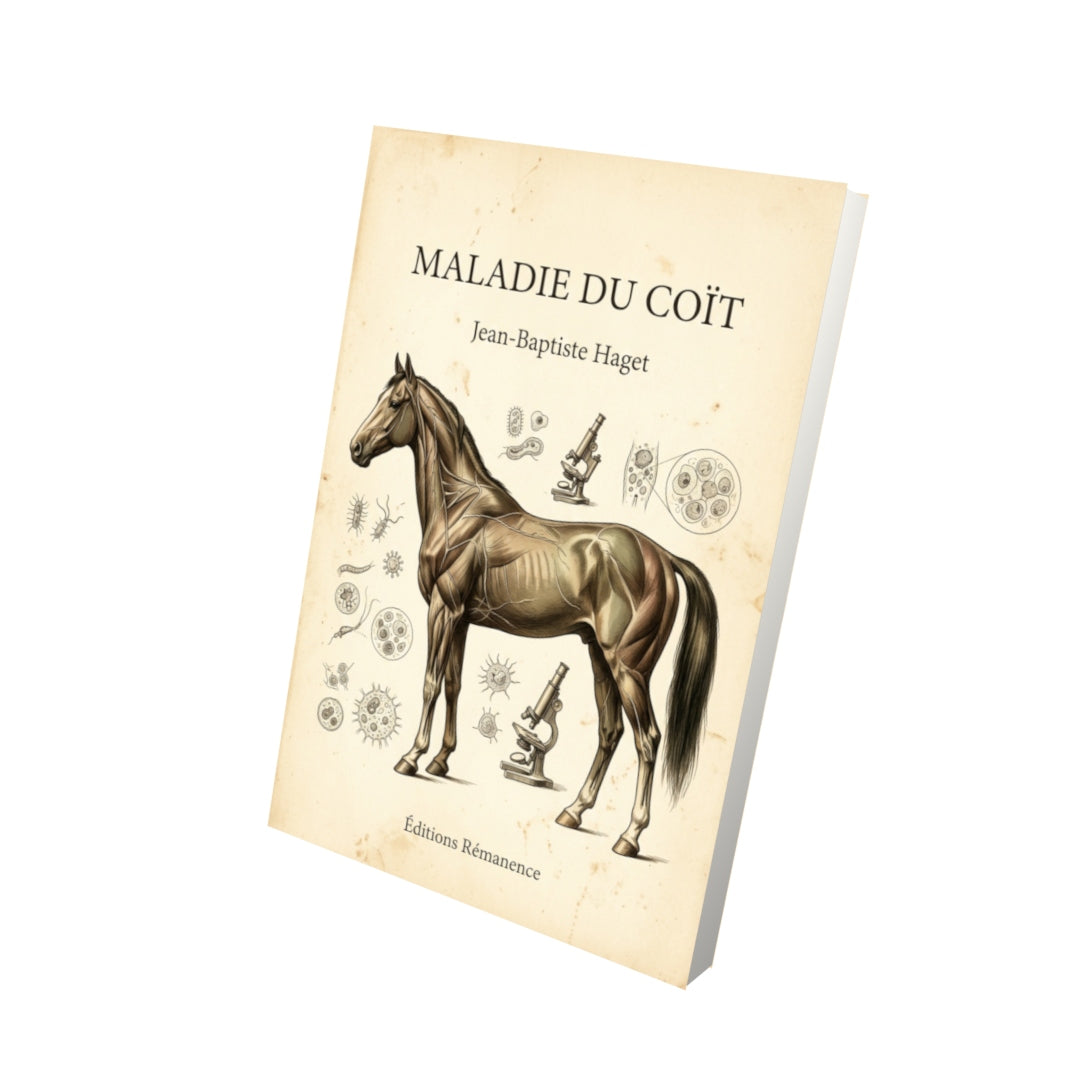 Livre Maladie du coït par Jean-Baptiste Haget - Vue 3D - Editions Remanence