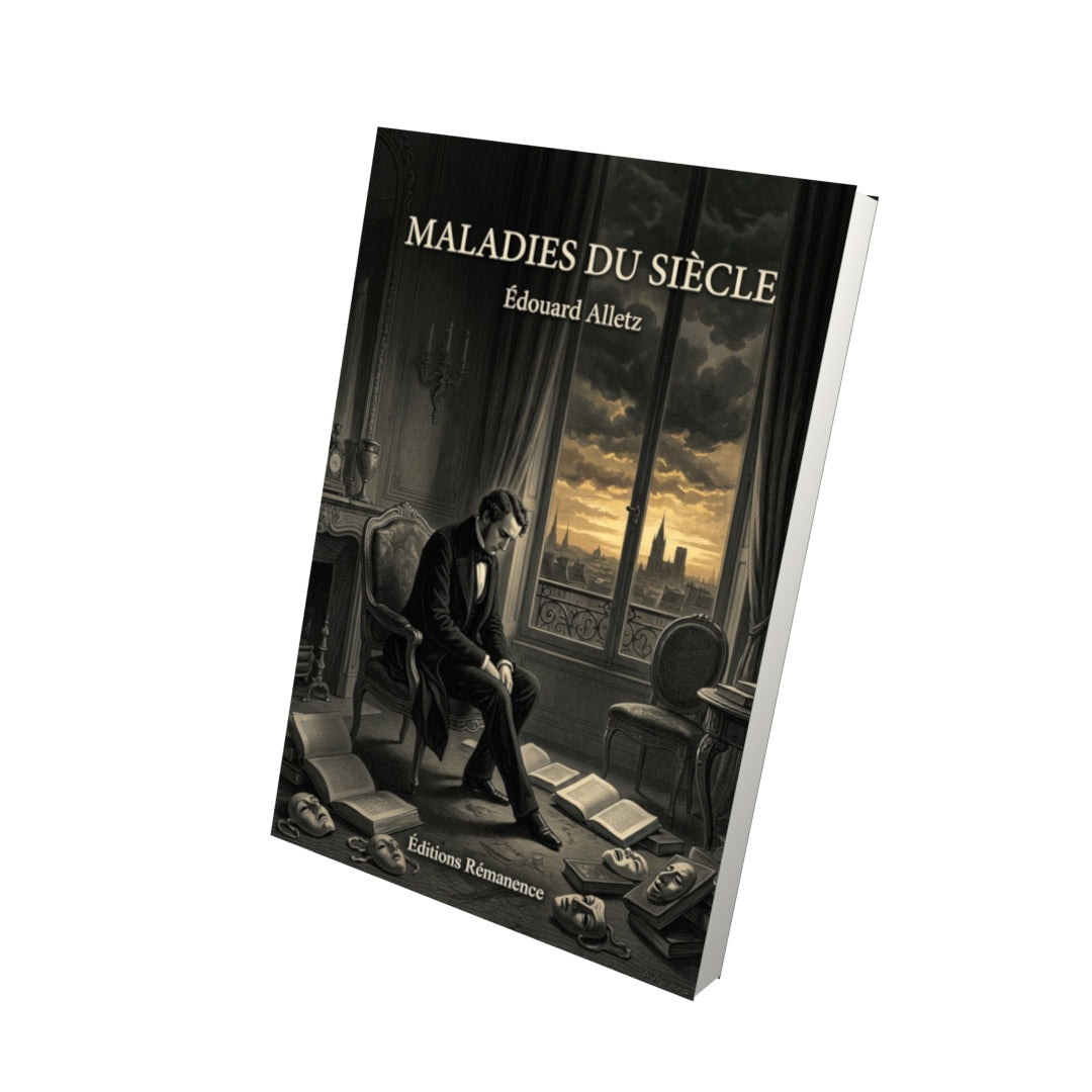 Livre Maladies du siècle par Édouard Alletz - Vue 3D - Editions Remanence