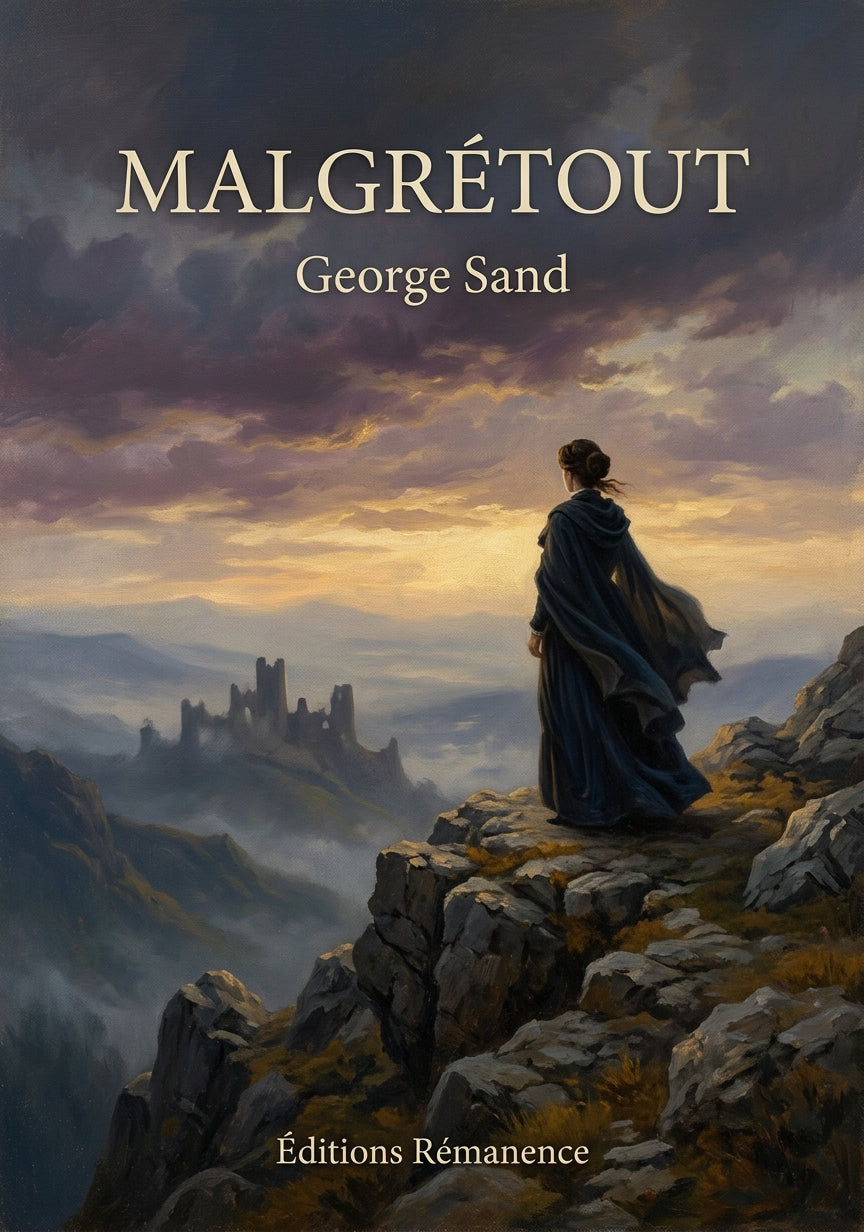Livre Malgrétout par George Sand - Couverture - Editions Remanence