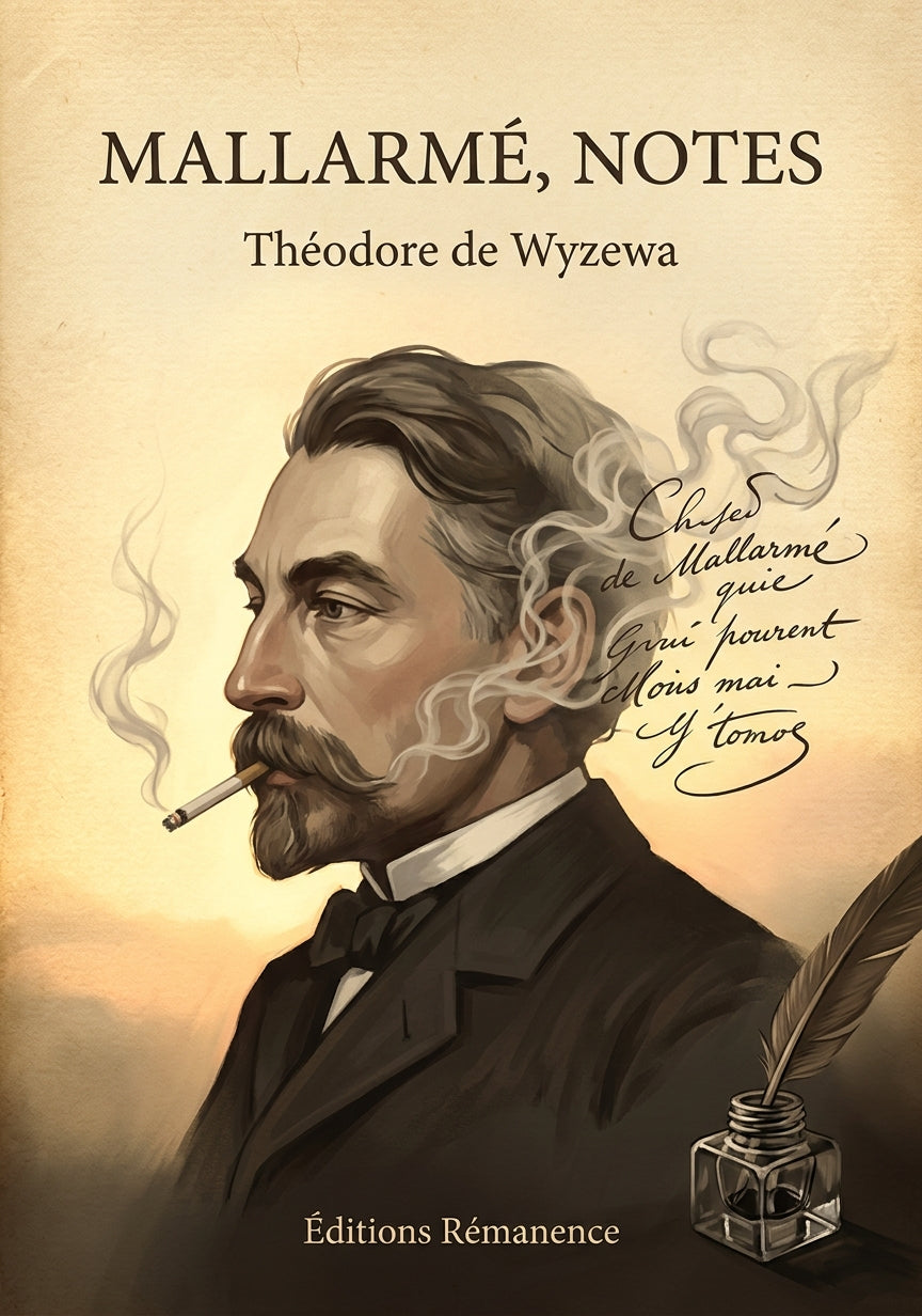 Livre Mallarmé, notes par Théodore de Wyzewa - Couverture - Editions Remanence