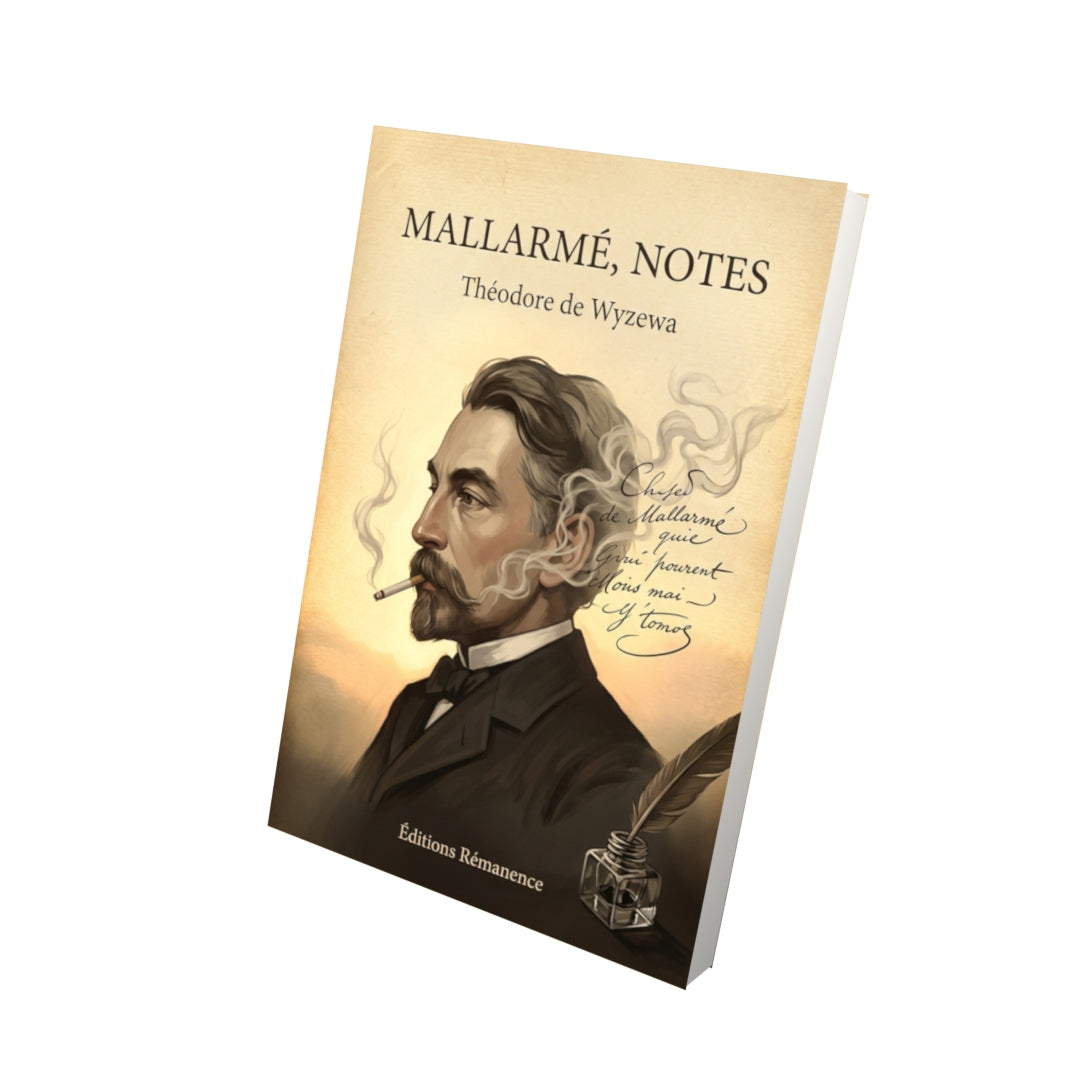 Livre Mallarmé, notes par Théodore de Wyzewa - Vue 3D - Editions Remanence
