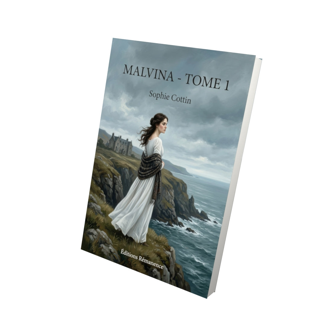 Livre Malvina - Tome 1 par Sophie Cottin - Vue 3D - Editions Remanence