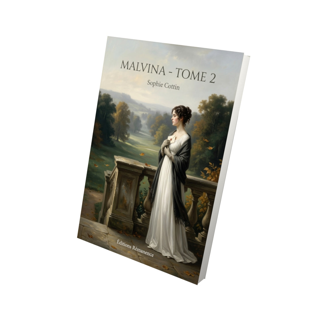 Livre Malvina - Tome 2 par Sophie Cottin - Vue 3D - Editions Remanence