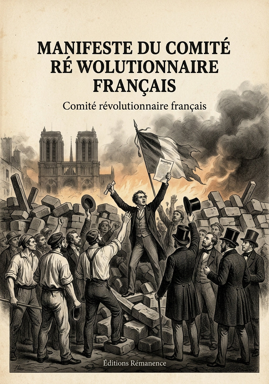Livre Manifeste du Comité révolutionnaire français par Comité révolutionnaire français - Couverture - Editions Remanence