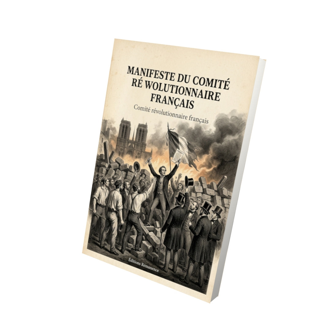 Livre Manifeste du Comité révolutionnaire français par Comité révolutionnaire français - Vue 3D - Editions Remanence