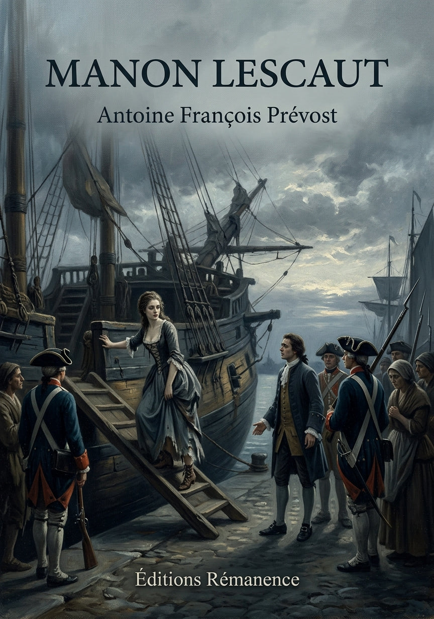 Livre Manon Lescaut par Antoine François Prévost - Couverture - Editions Remanence