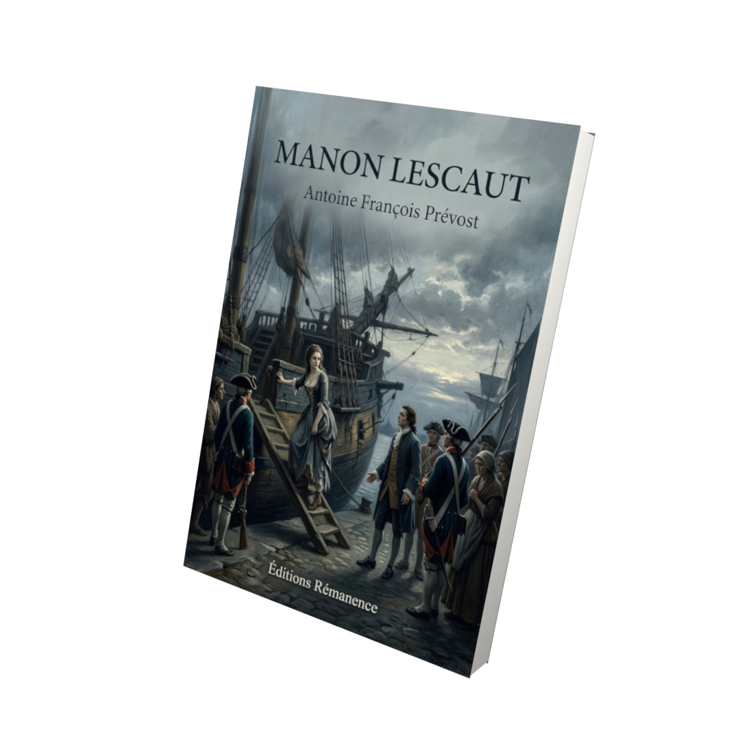 Livre Manon Lescaut par Antoine François Prévost - Vue 3D - Editions Remanence