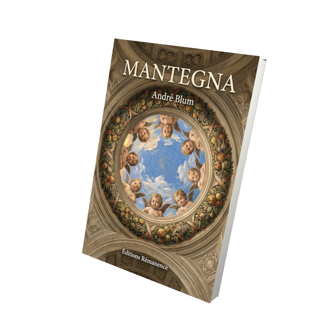 Livre Mantegna par André Blum - Vue 3D - Editions Remanence