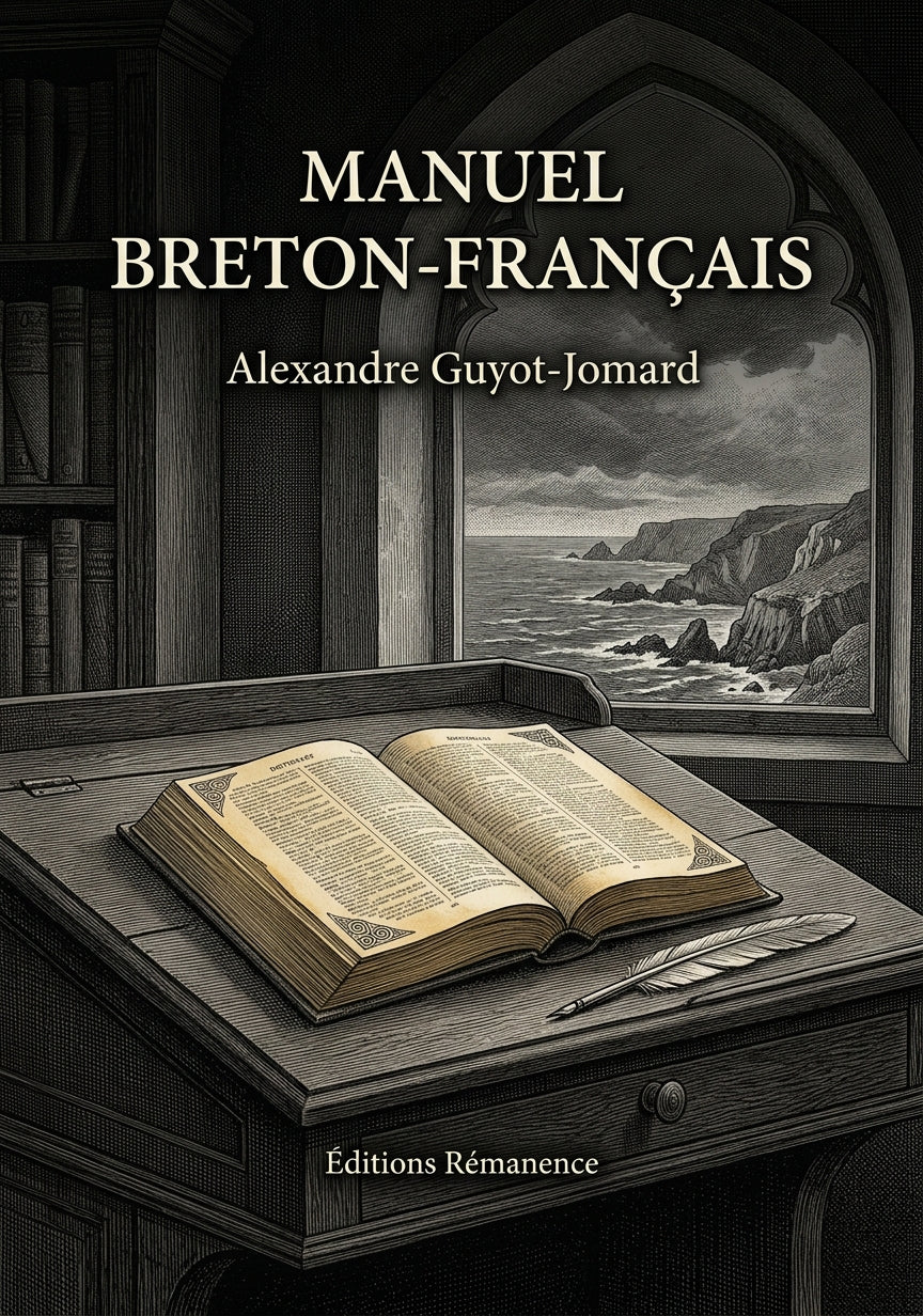 Livre Manuel breton-francais par Alexandre Guyot-Jomard - Couverture - Editions Remanence