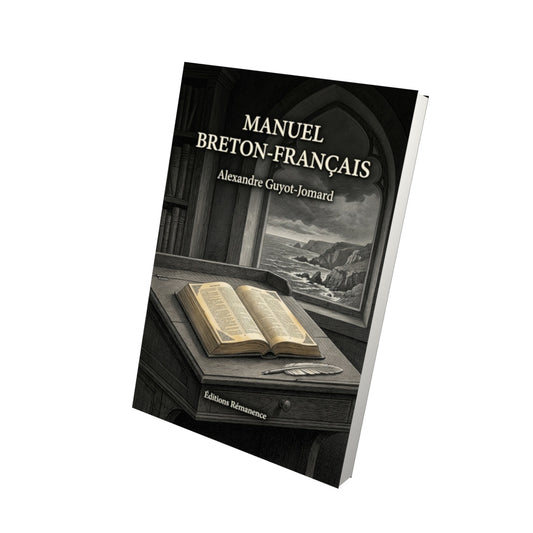 Livre Manuel breton-francais par Alexandre Guyot-Jomard - Vue 3D - Editions Remanence