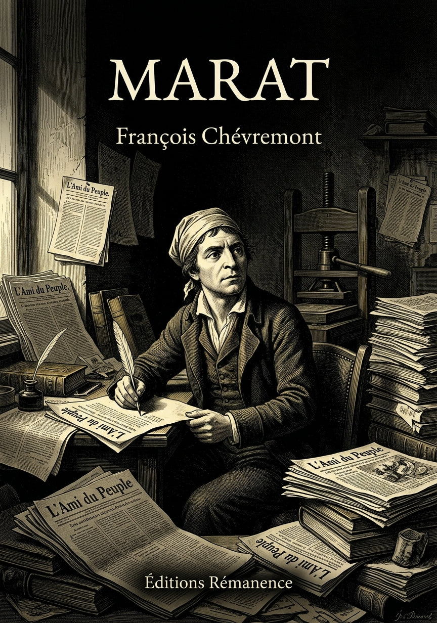 Livre Marat par François Chévremont - Couverture - Editions Remanence