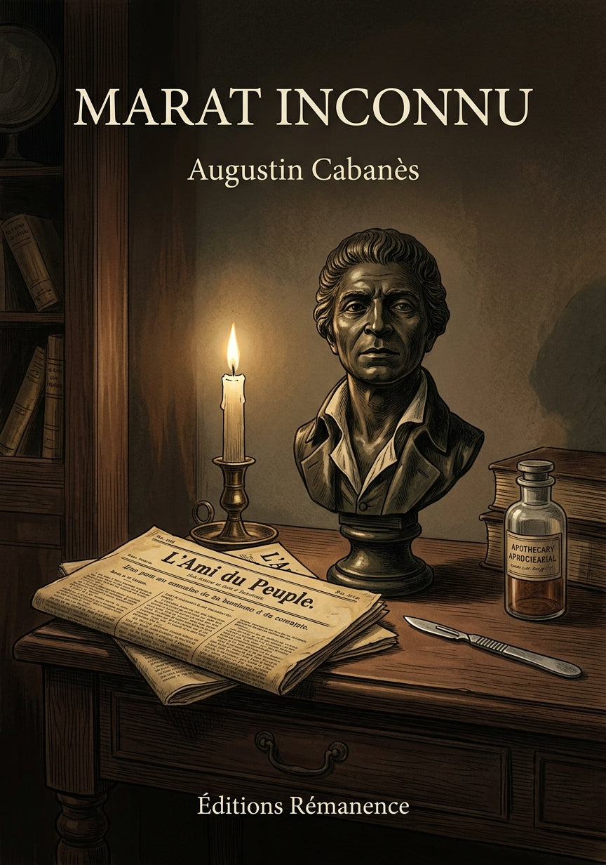 Livre Marat inconnu par Augustin Cabanès - Couverture - Editions Remanence