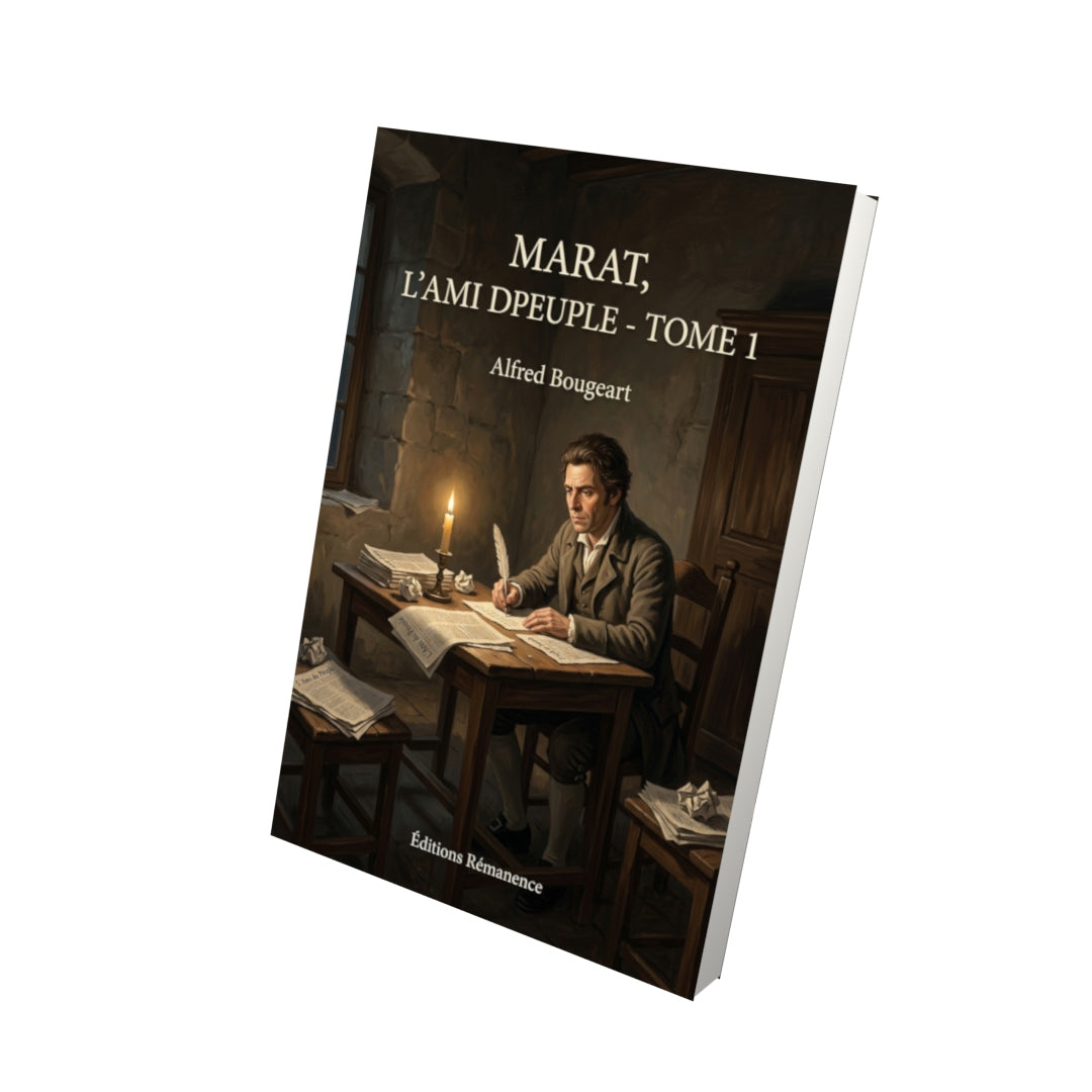 Livre Marat, l’Ami du peuple - Tome 1 par Alfred Bougeart - Vue 3D - Editions Remanence