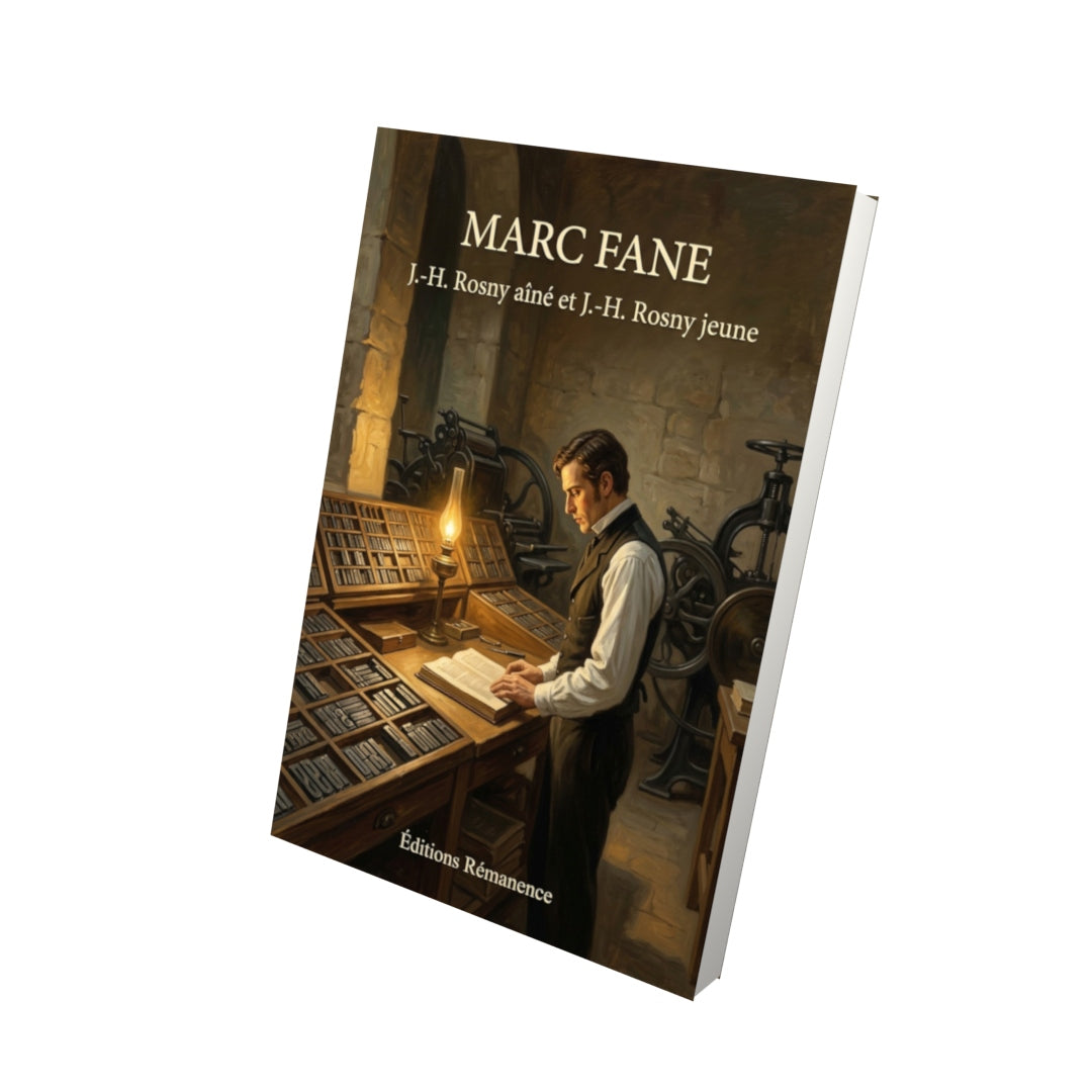Livre Marc Fane par J.-H. Rosny aîné et J.-H. Rosny jeune - Vue 3D - Editions Remanence