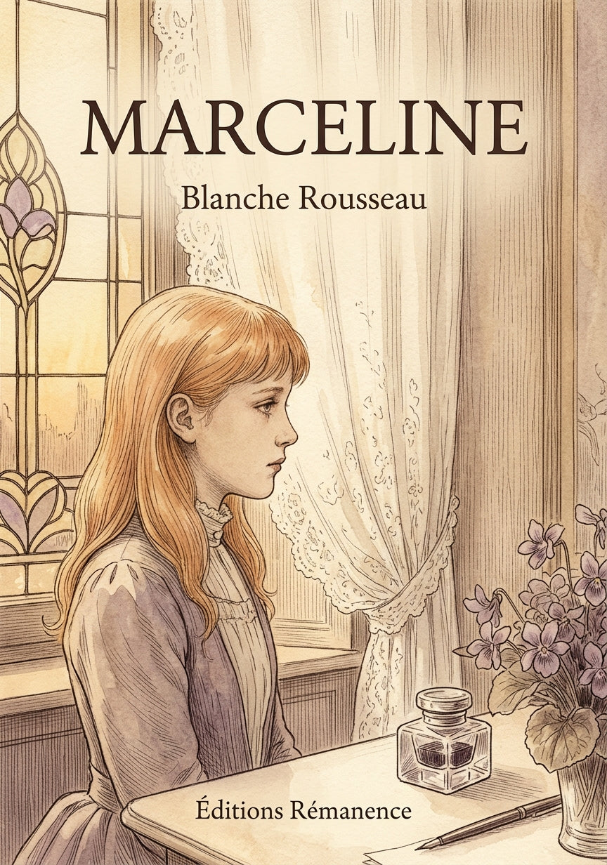 Livre Marceline par Blanche Rousseau - Couverture - Editions Remanence