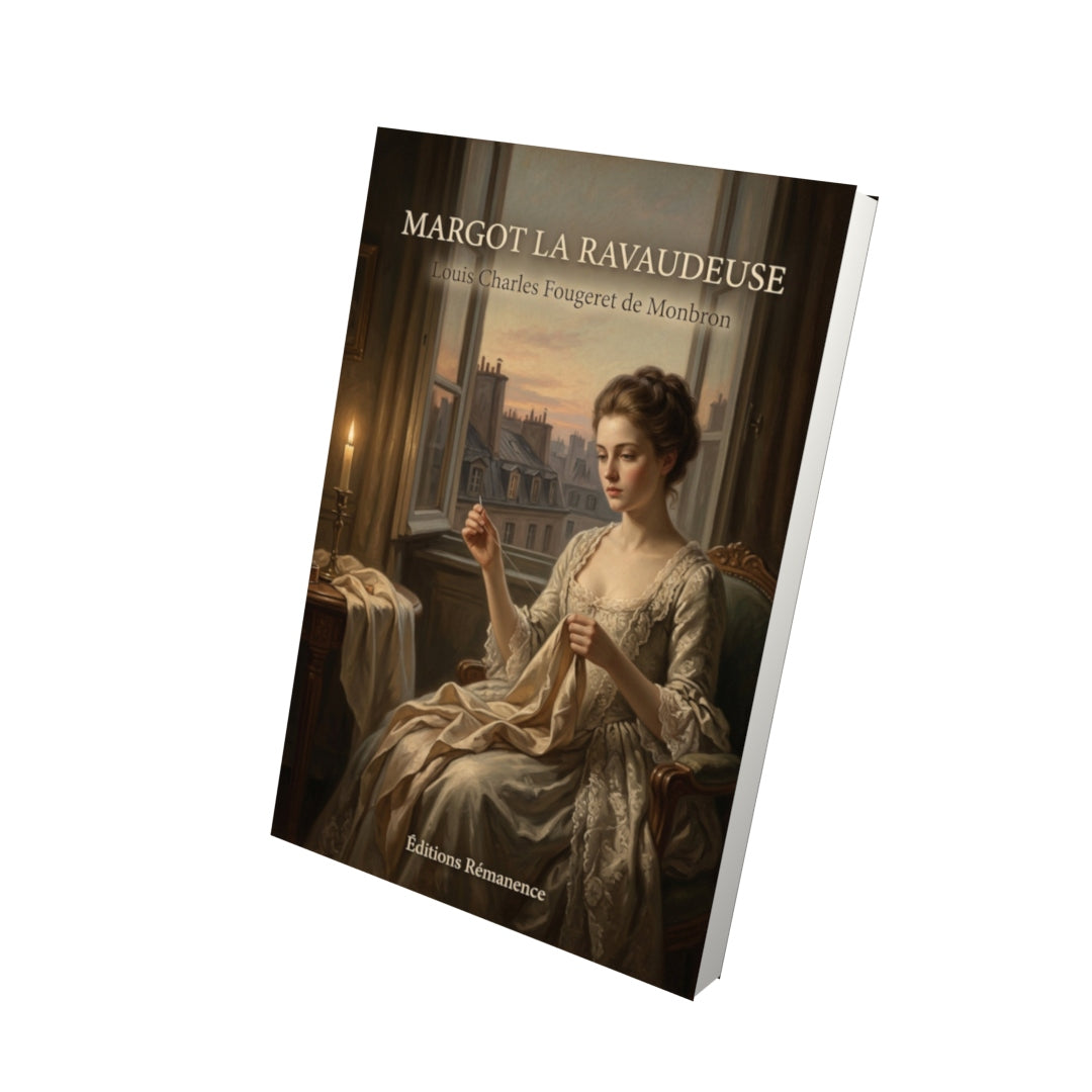 Livre Margot la Ravaudeuse - Louis Charles Fougeret de Monbron - Vue 3D - Editions Remanence