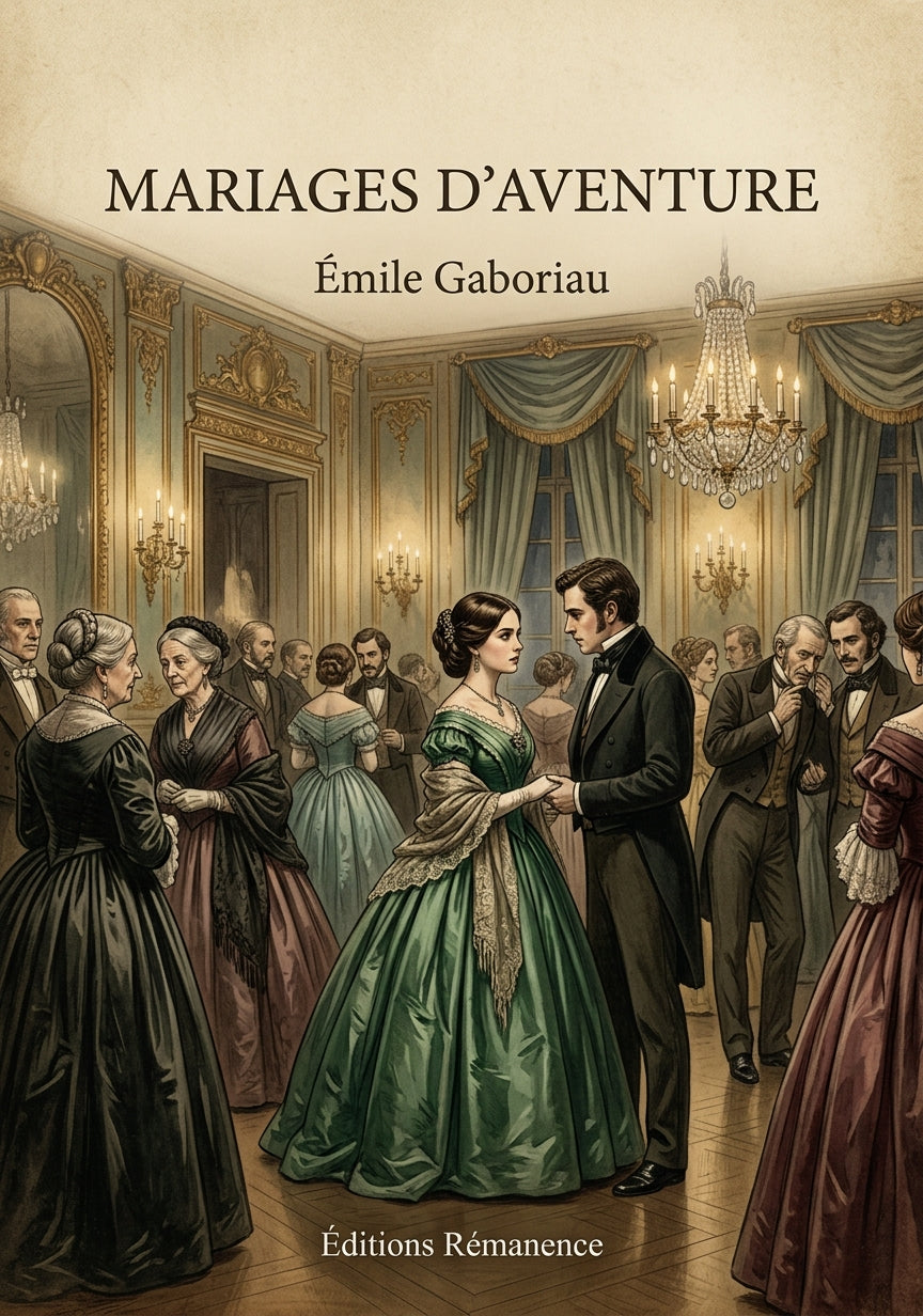 Mariages d'aventure - Émile Gaboriau (Couverture)