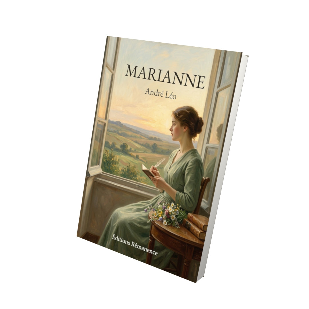 Livre Marianne par André Léo - Vue 3D - Editions Remanence