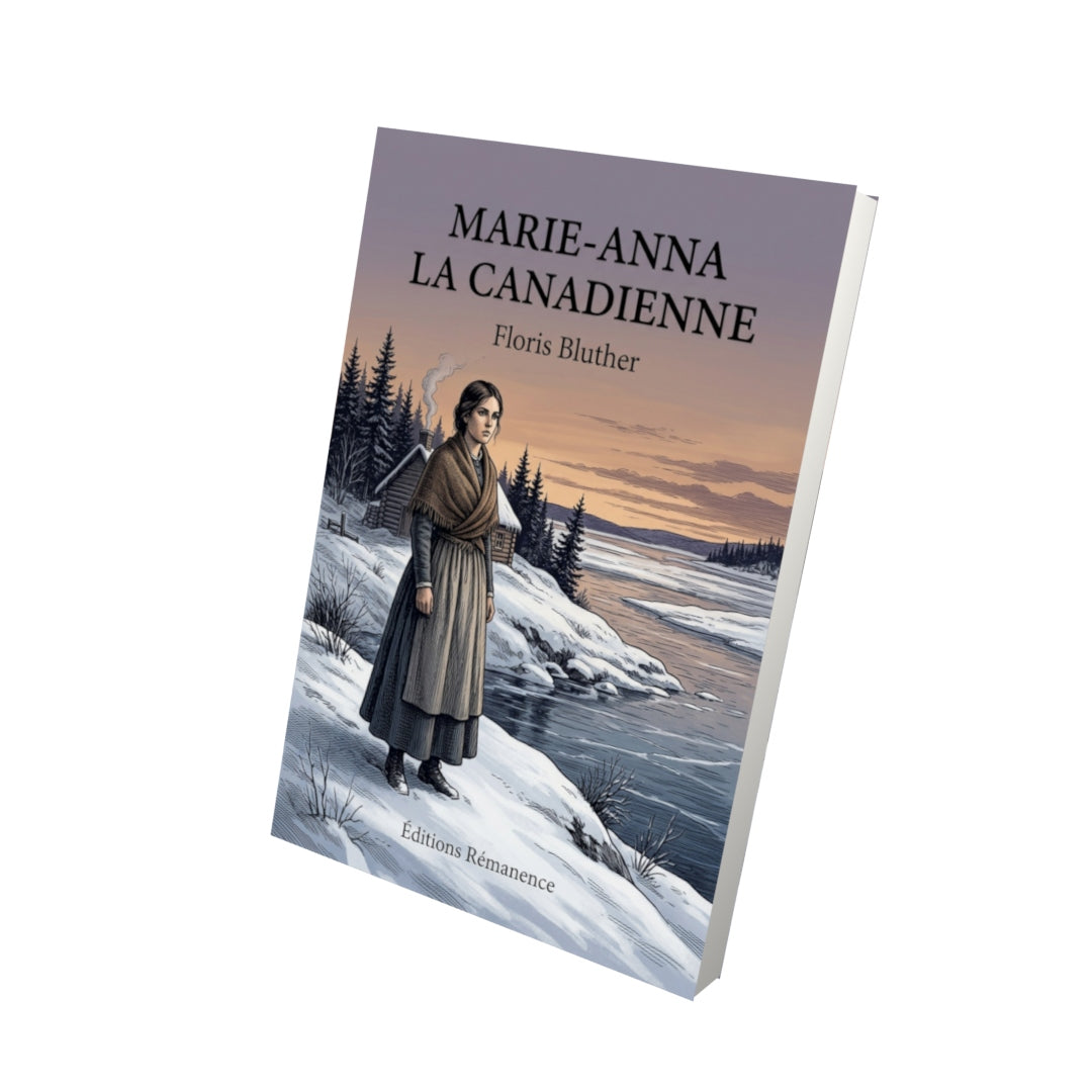 Livre Marie-Anna la Canadienne par Floris Bluther - Vue 3D - Editions Remanence