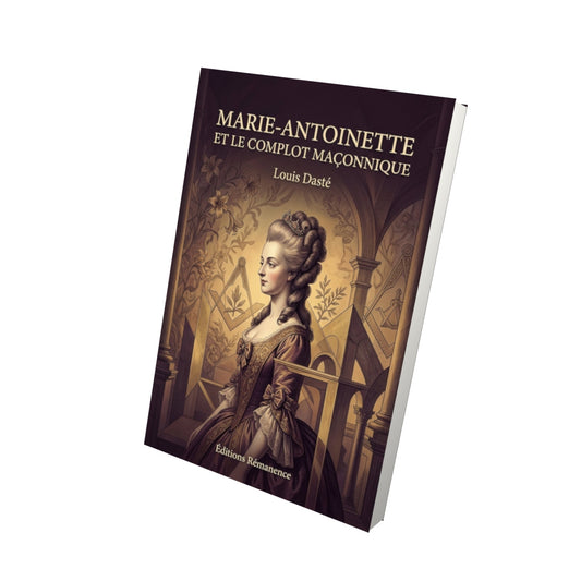 Livre Marie-Antoinette et le complot maçonnique - Louis Dasté - Vue 3D - Editions Remanence