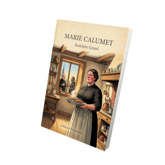 Livre Marie Calumet par Rodolphe Girard - Vue 3D - Editions Remanence