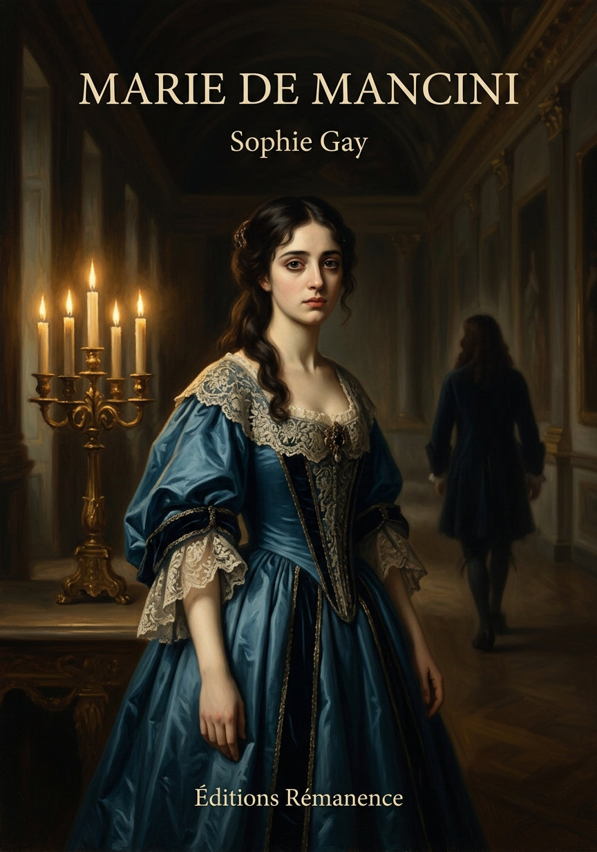 Livre Marie de Mancini par Sophie Gay - Couverture - Editions Remanence