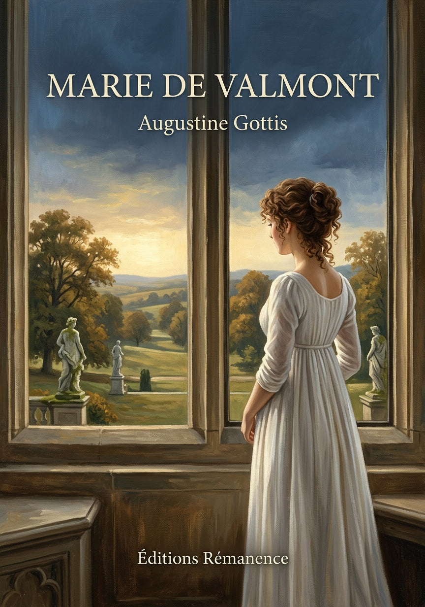Livre Marie de Valmont par Augustine Gottis - Couverture - Editions Remanence