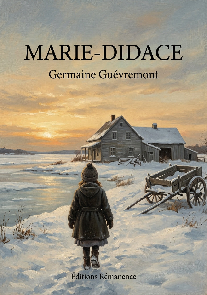 Livre Marie-Didace par Germaine Guévremont - Couverture - Editions Remanence