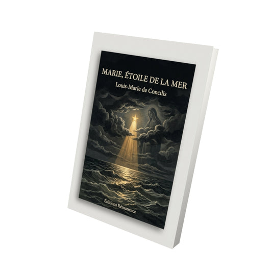 Livre Marie, étoile de la mer - Louis-Marie de Concilis - Vue 3D - Editions Remanence