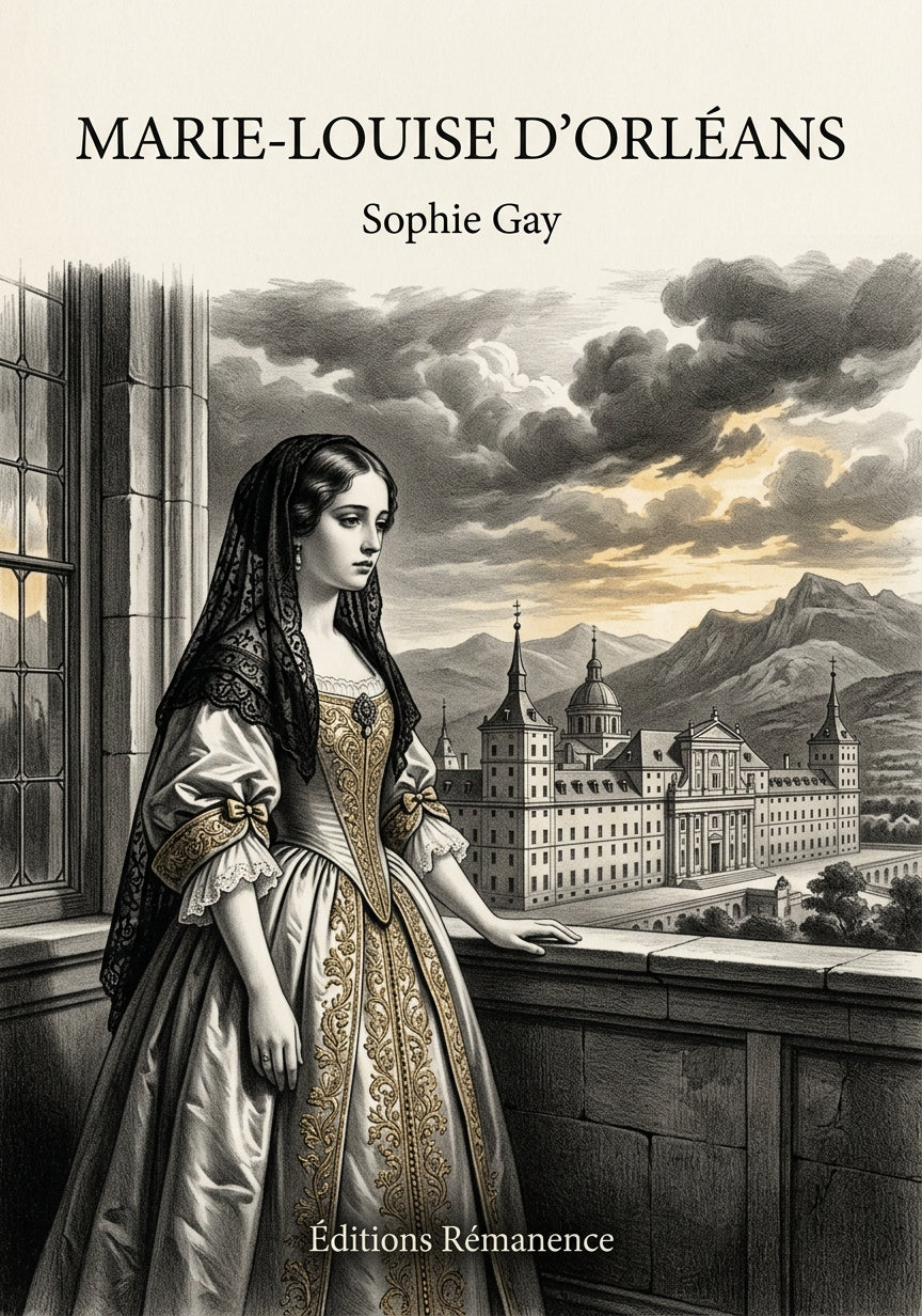 Livre Marie-Louise d’Orléans par Sophie Gay - Couverture - Editions Remanence