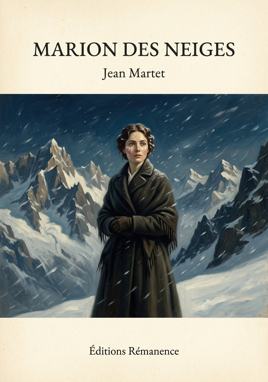 Marion des neiges - Jean Martet (Couverture)