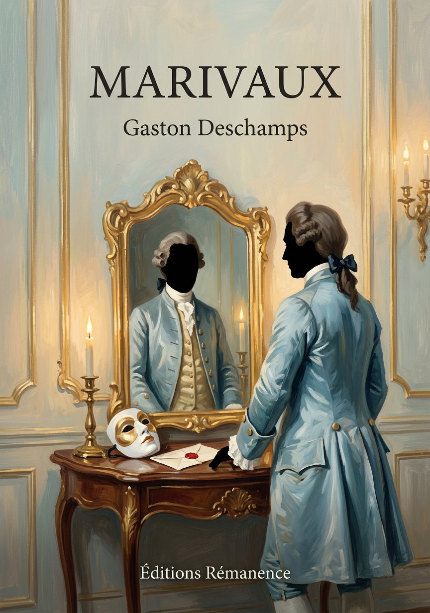 Livre Marivaux par Gaston Deschamps - Couverture - Editions Remanence
