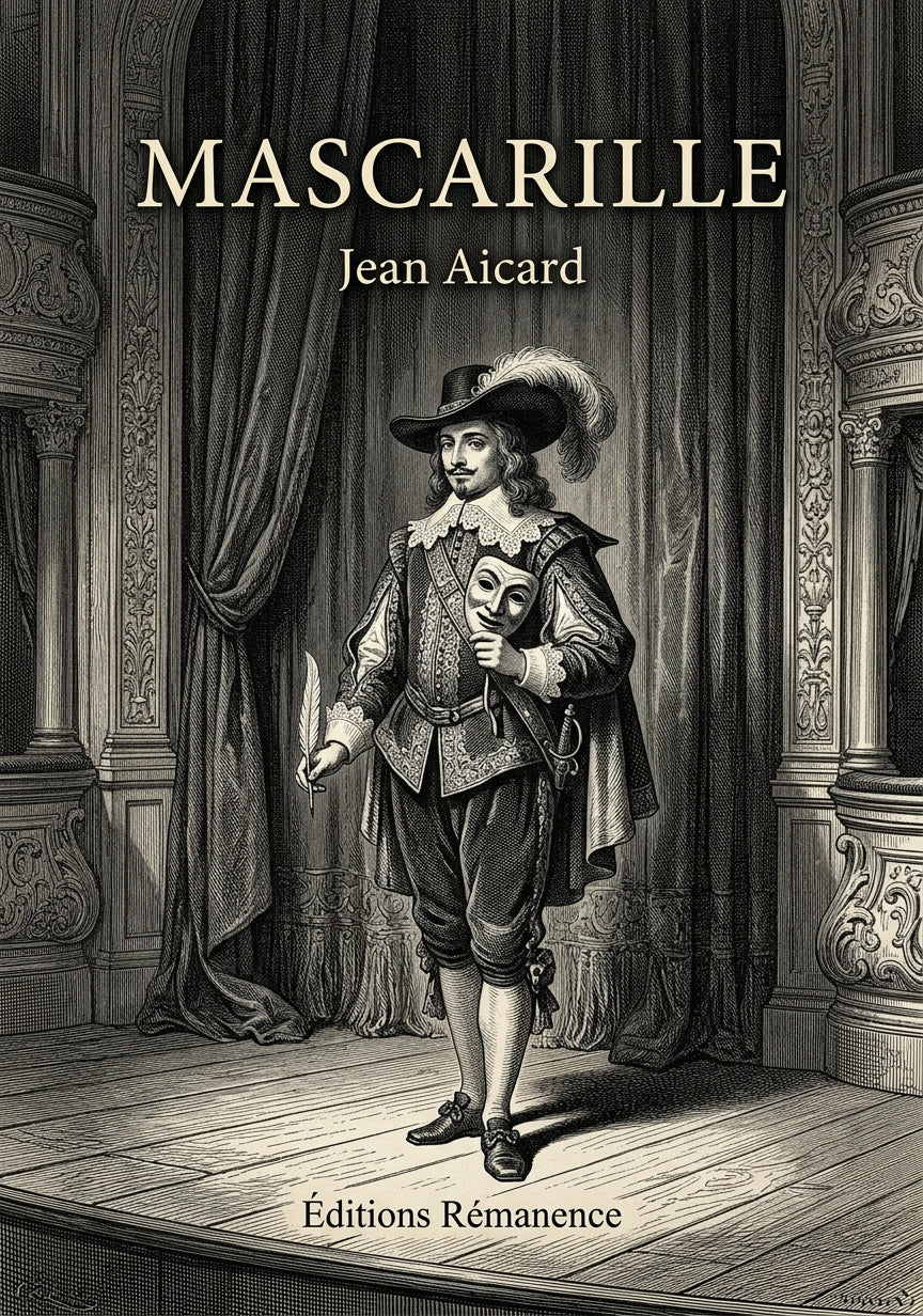 Livre Mascarille par Jean Aicard - Couverture - Editions Remanence