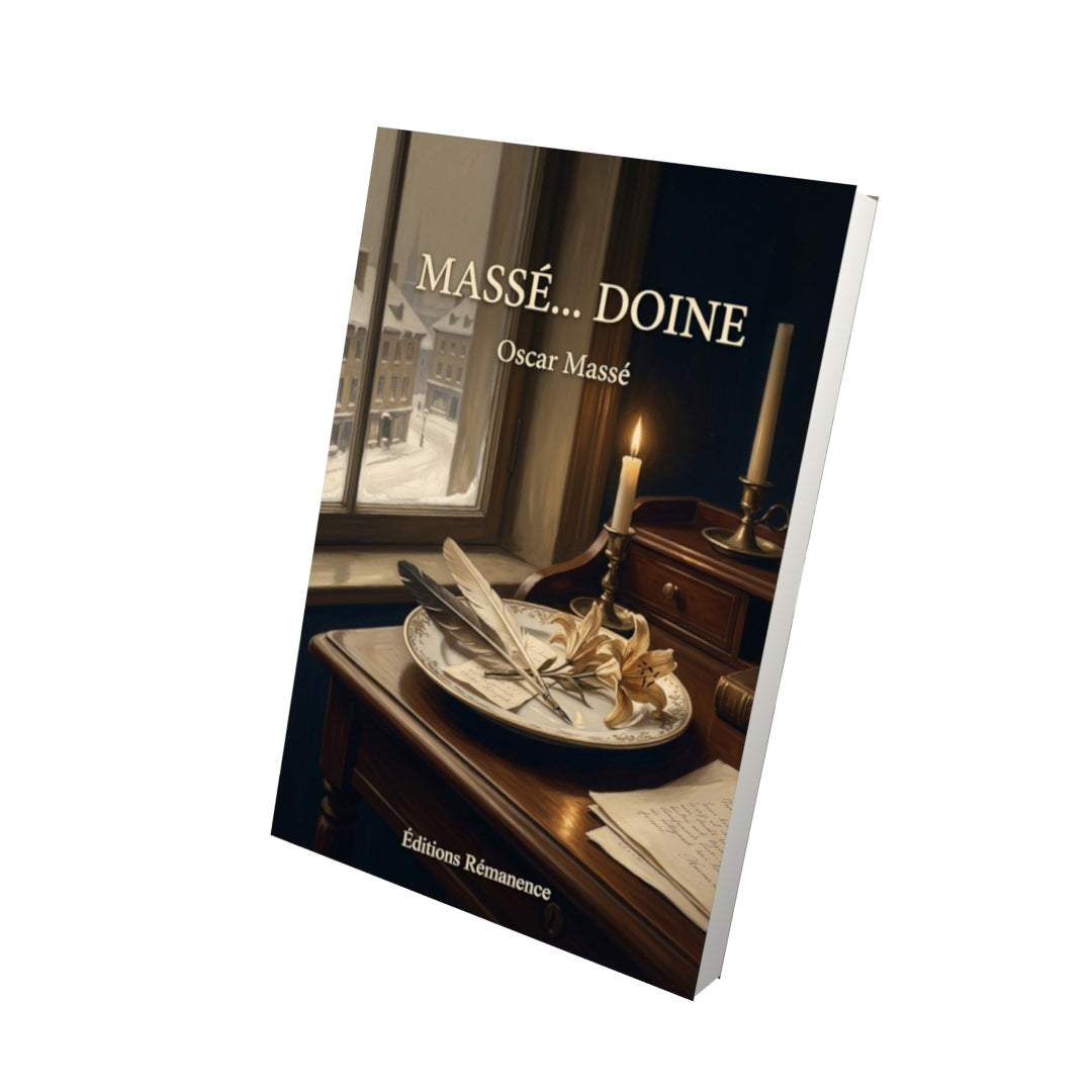 Livre Massé… doine par Oscar Massé - Vue 3D - Editions Remanence