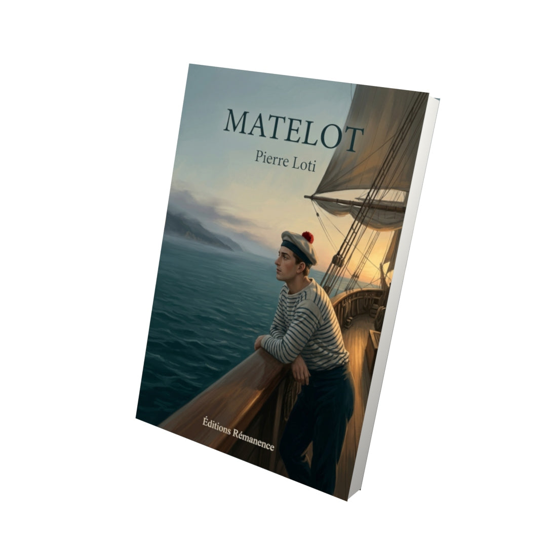 Livre Matelot par Pierre Loti - Vue 3D - Editions Remanence