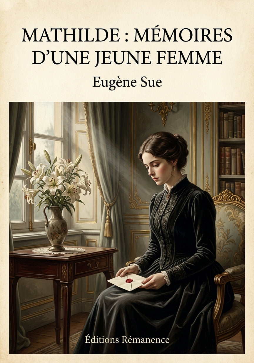 Mathilde : mémoires d'une jeune femme - Eugène Sue (Couverture)