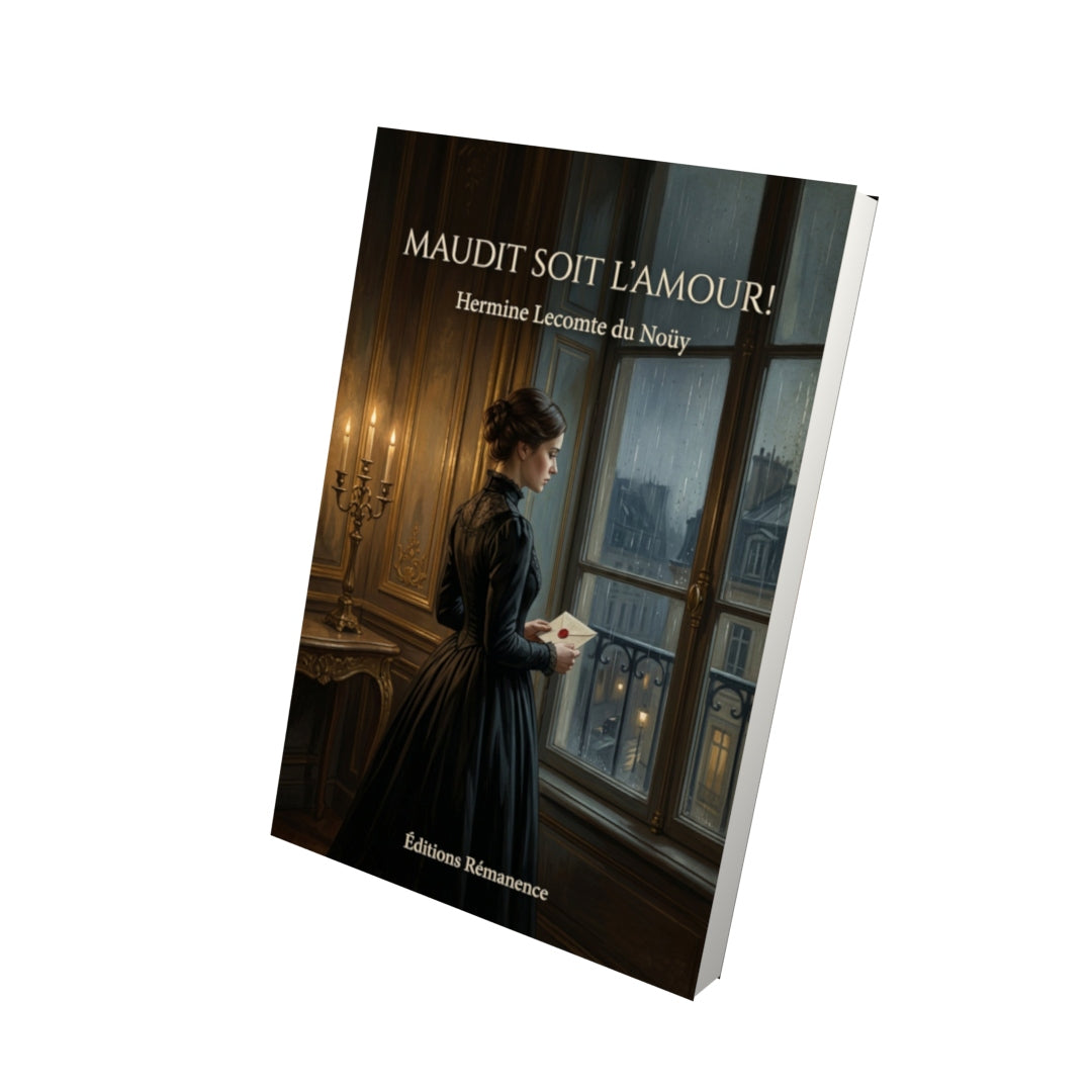 Livre Maudit soit l'Amour! - Hermine Lecomte du Noüy - Vue 3D - Editions Remanence