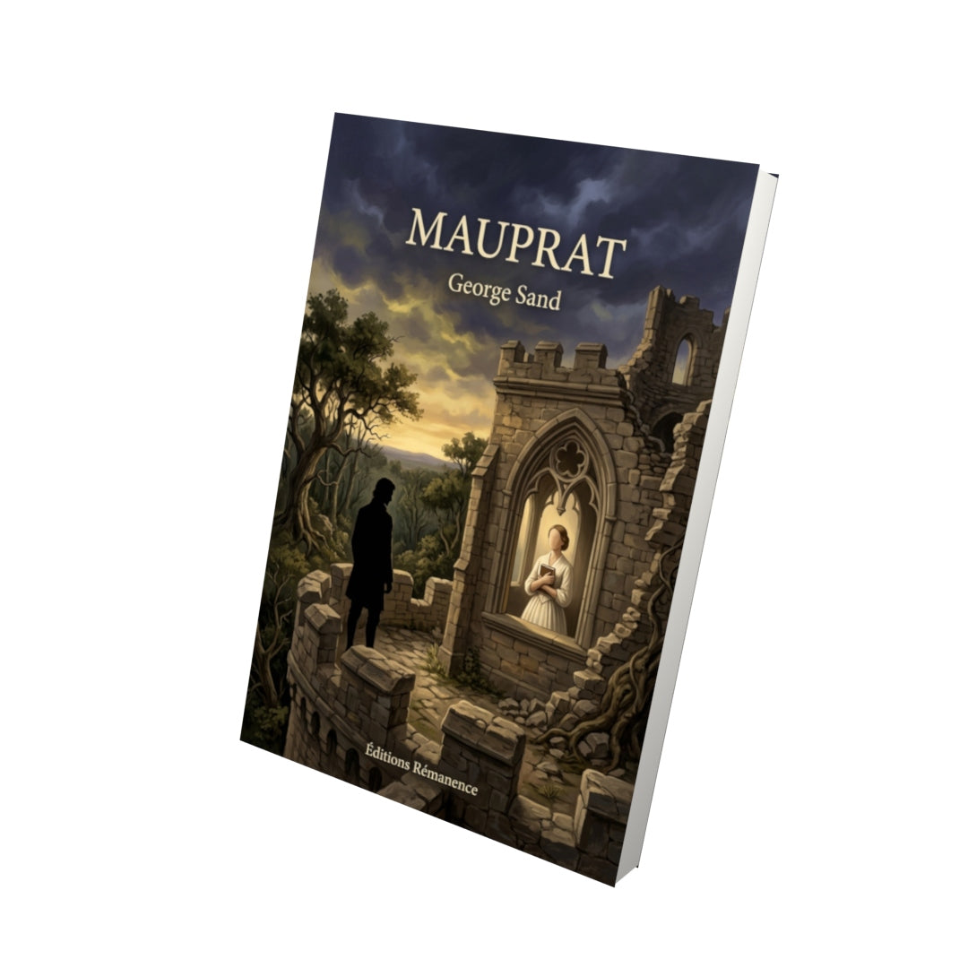 Livre Mauprat par George Sand - Vue 3D - Editions Remanence