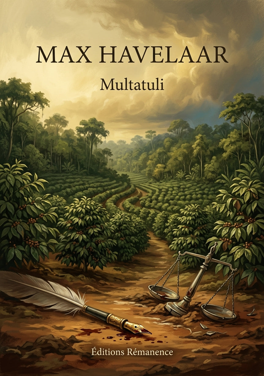 Livre Max Havelaar par Multatuli - Couverture - Editions Remanence