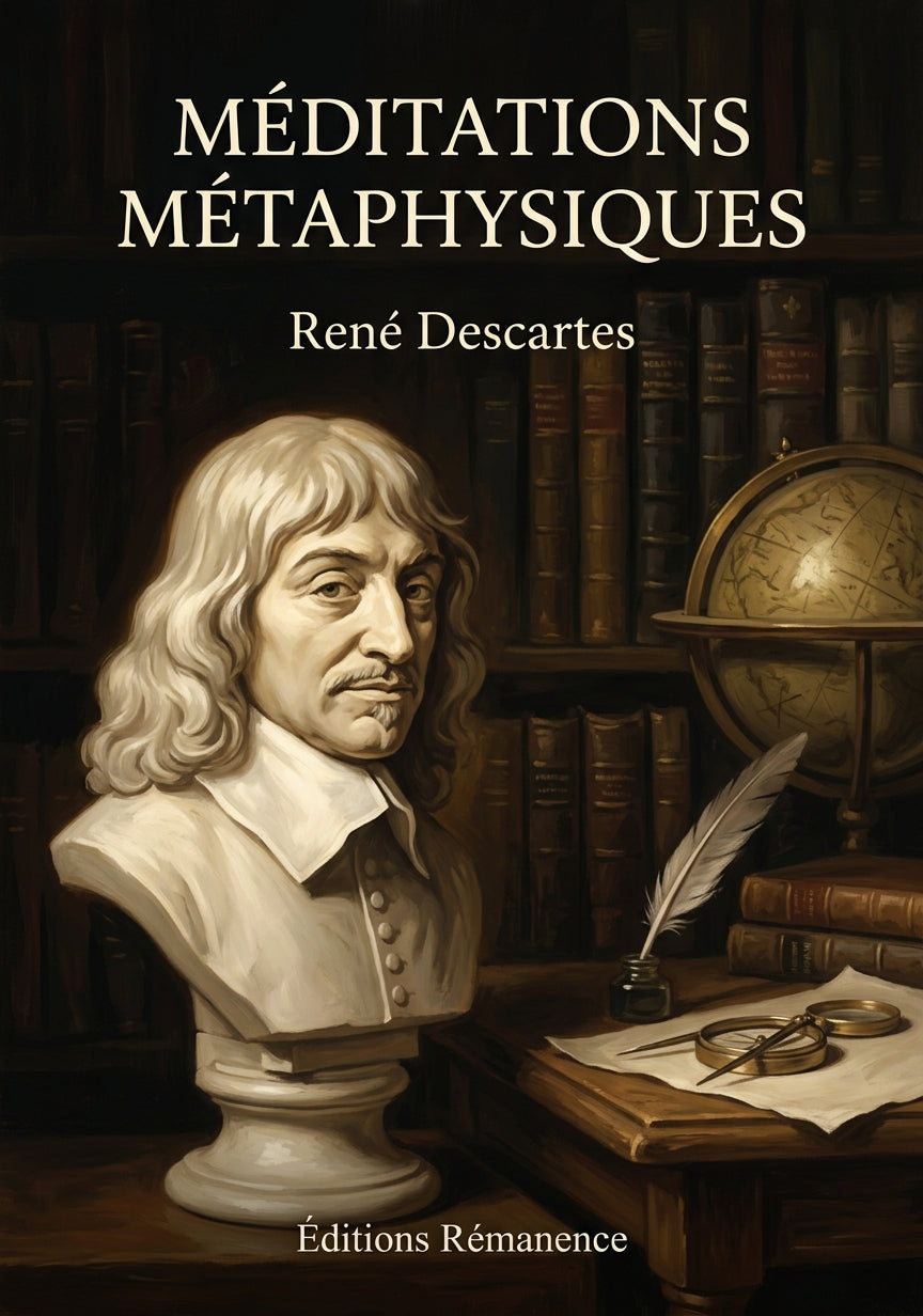 Livre Méditations métaphysiques par René Descartes - Couverture - Editions Remanence