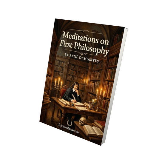 Livre Meditations on First Philosophy - Vue 3D - Editions Remanence