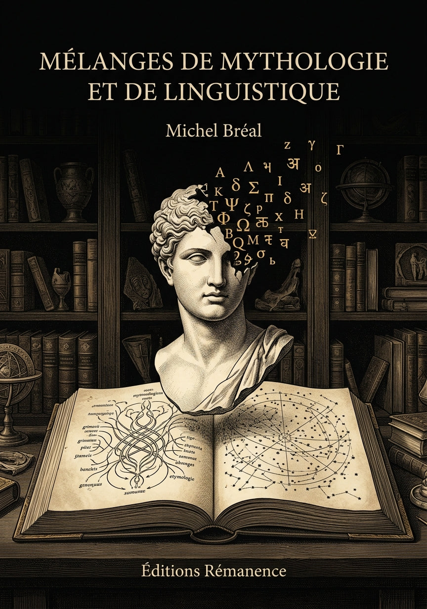 Livre Mélanges de mythologie et de linguistique par Michel Bréal - Couverture - Editions Remanence