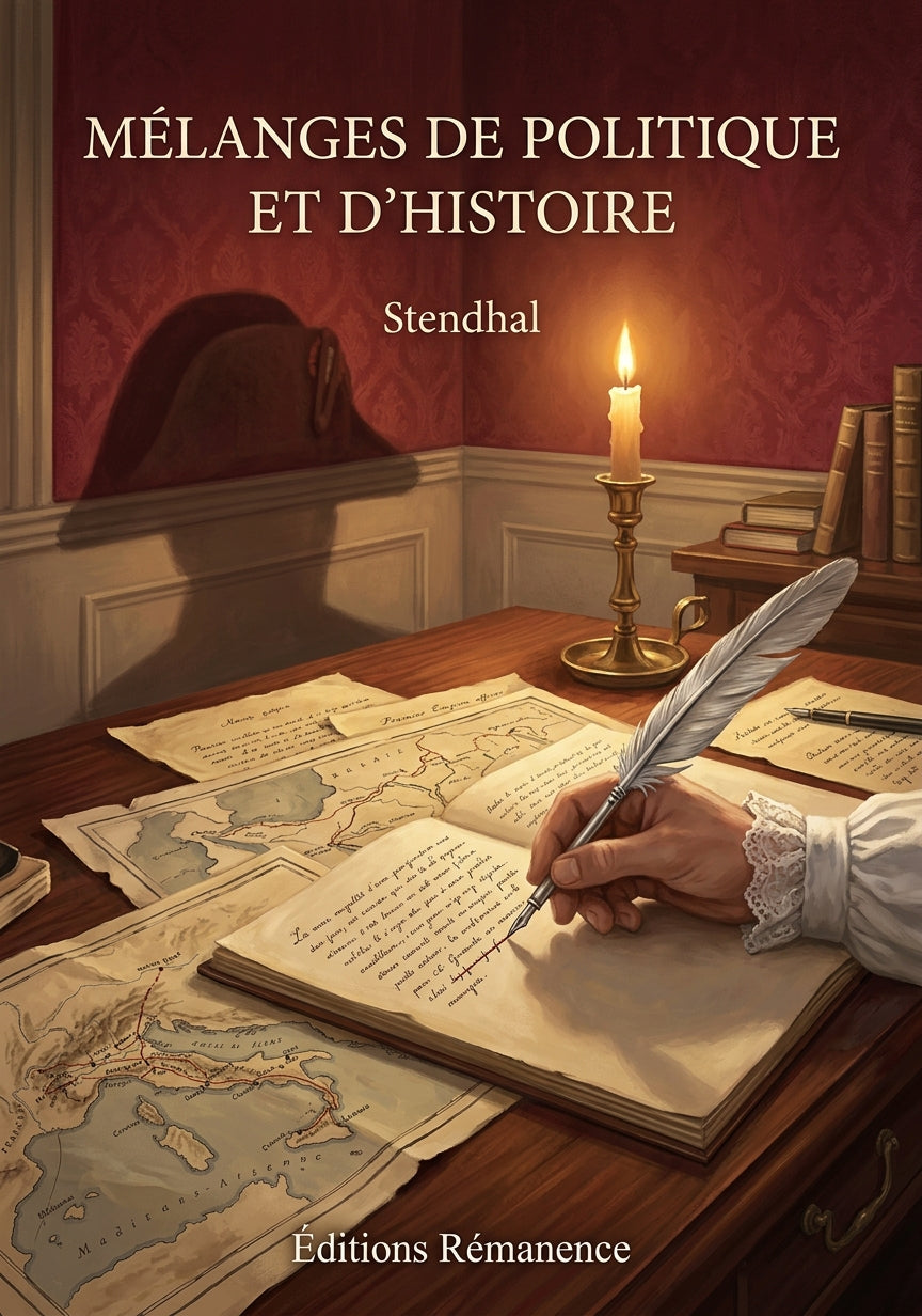 Livre Mélanges de politique et d’histoire par Stendhal - Couverture - Editions Remanence