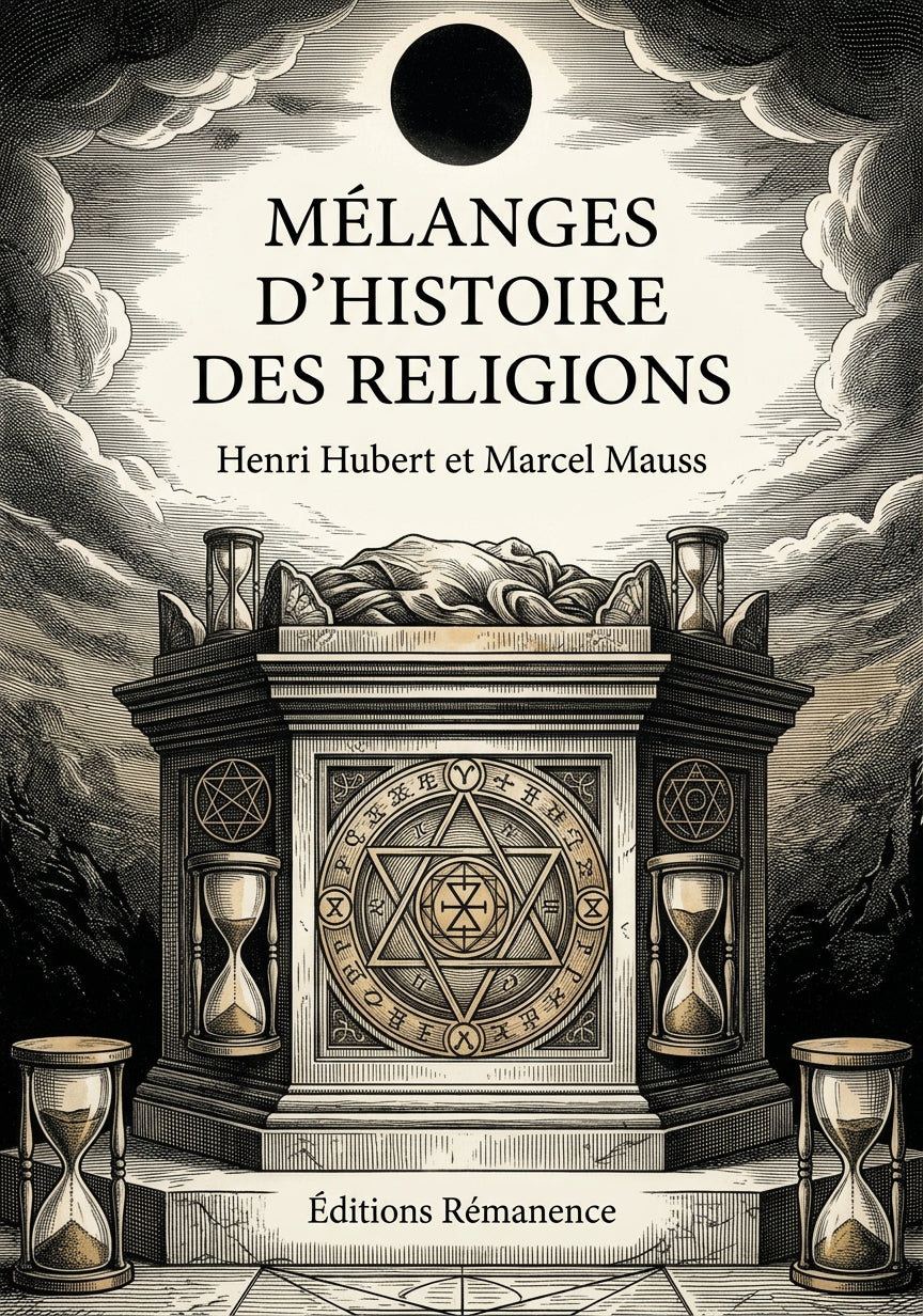 Livre Mélanges d’histoire des religions par Henri Hubert et Marcel Mauss - Couverture - Editions Remanence