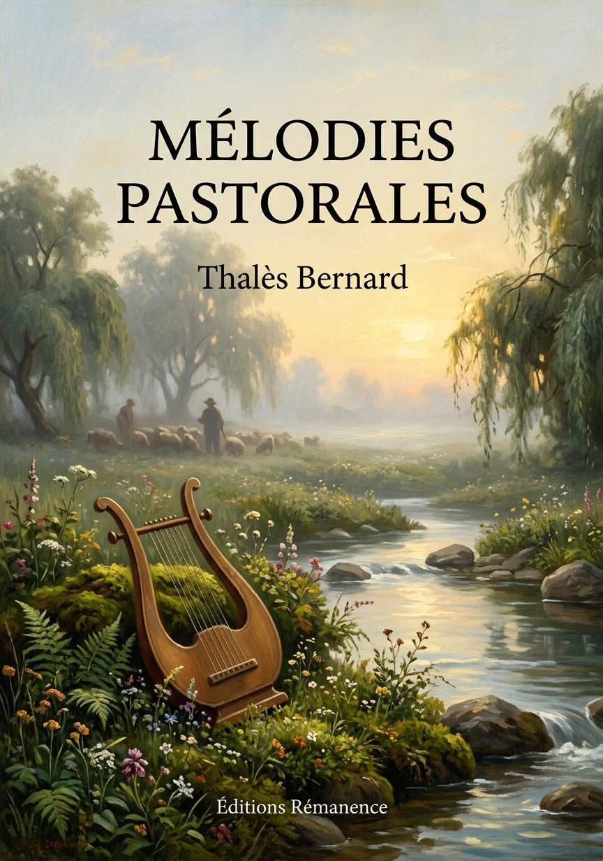 Livre Mélodies pastorales par Thalès Bernard - Couverture - Editions Remanence