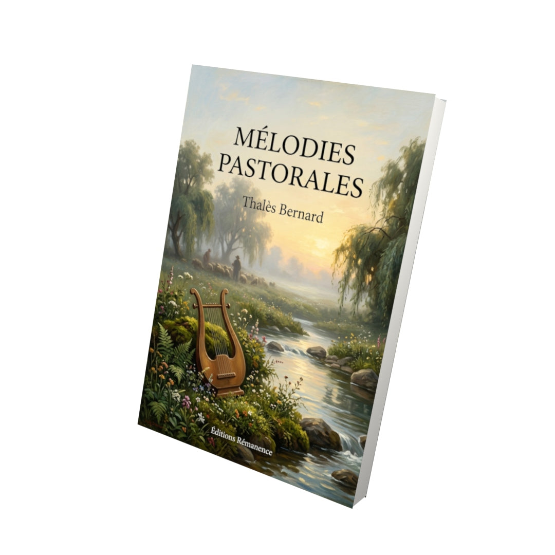 Livre Mélodies pastorales par Thalès Bernard - Vue 3D - Editions Remanence