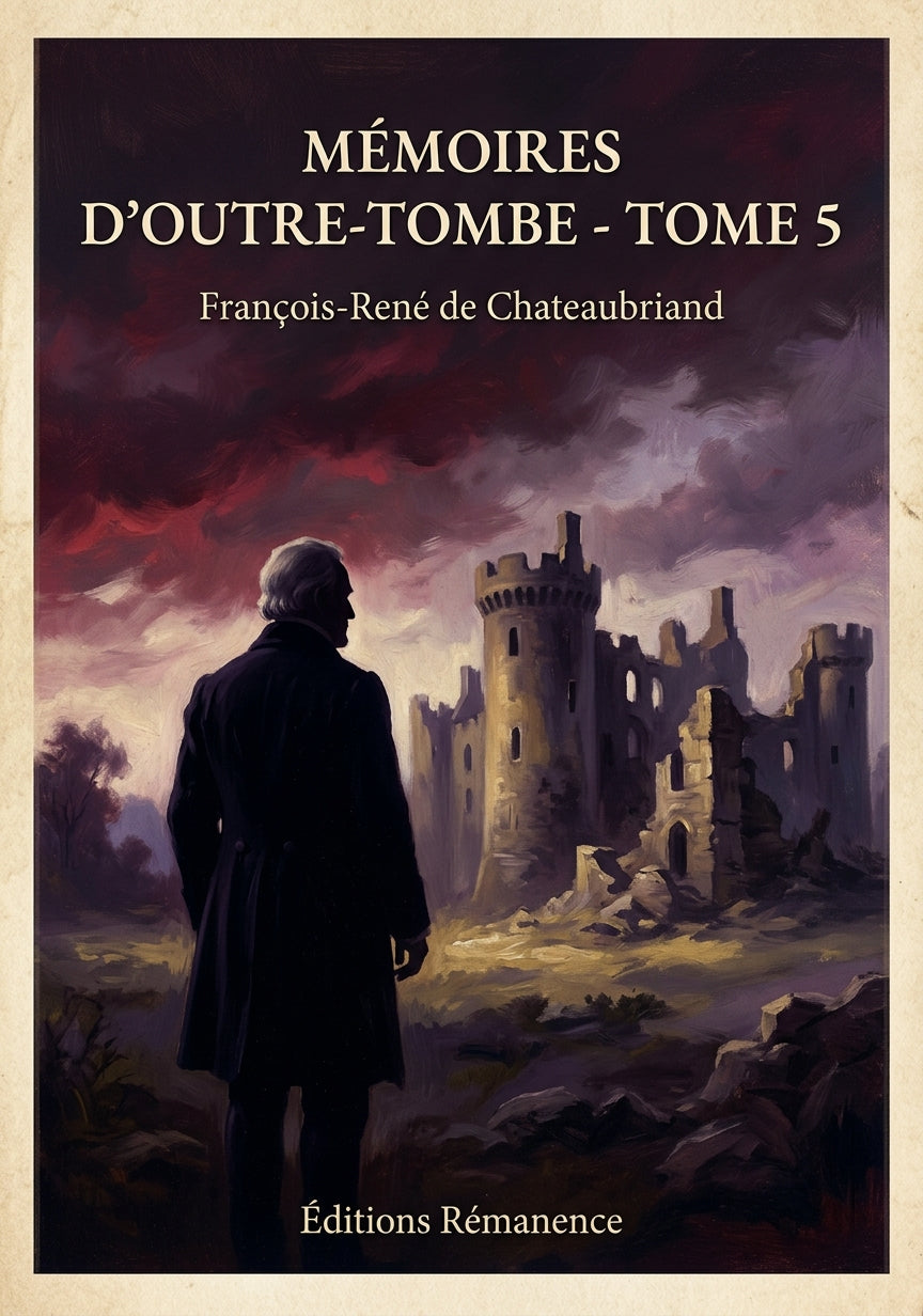 Mémoires d'Outre-Tombe - Tome 5 - François-René de Chateaubriand (Couverture)